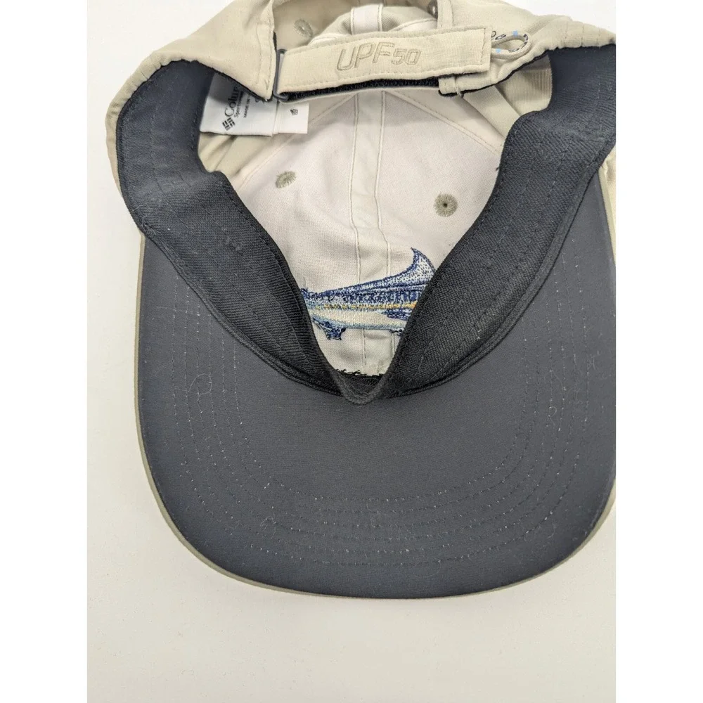 Columbia Youth Kids Marlin Sailfish UPF50 One Size Adjustable Khaki Baseball Hat - Picture 5 of 6